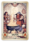 Dama de las llamas